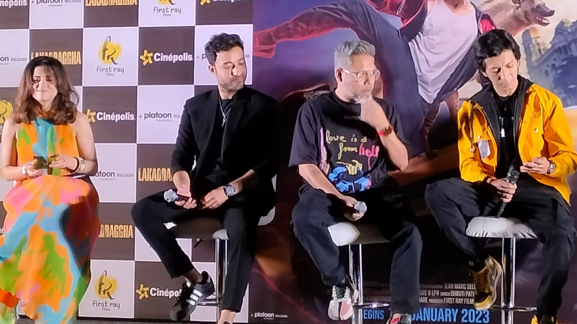 Lakadbaggha Trailer Launch Event Actor Anshuman Jha talks about Naseeruddin Shah and his film Kuttey