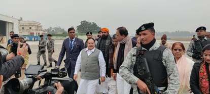 Political heat in severe cold: BJP national president Nadda in Bihar for the first time after removal from gov