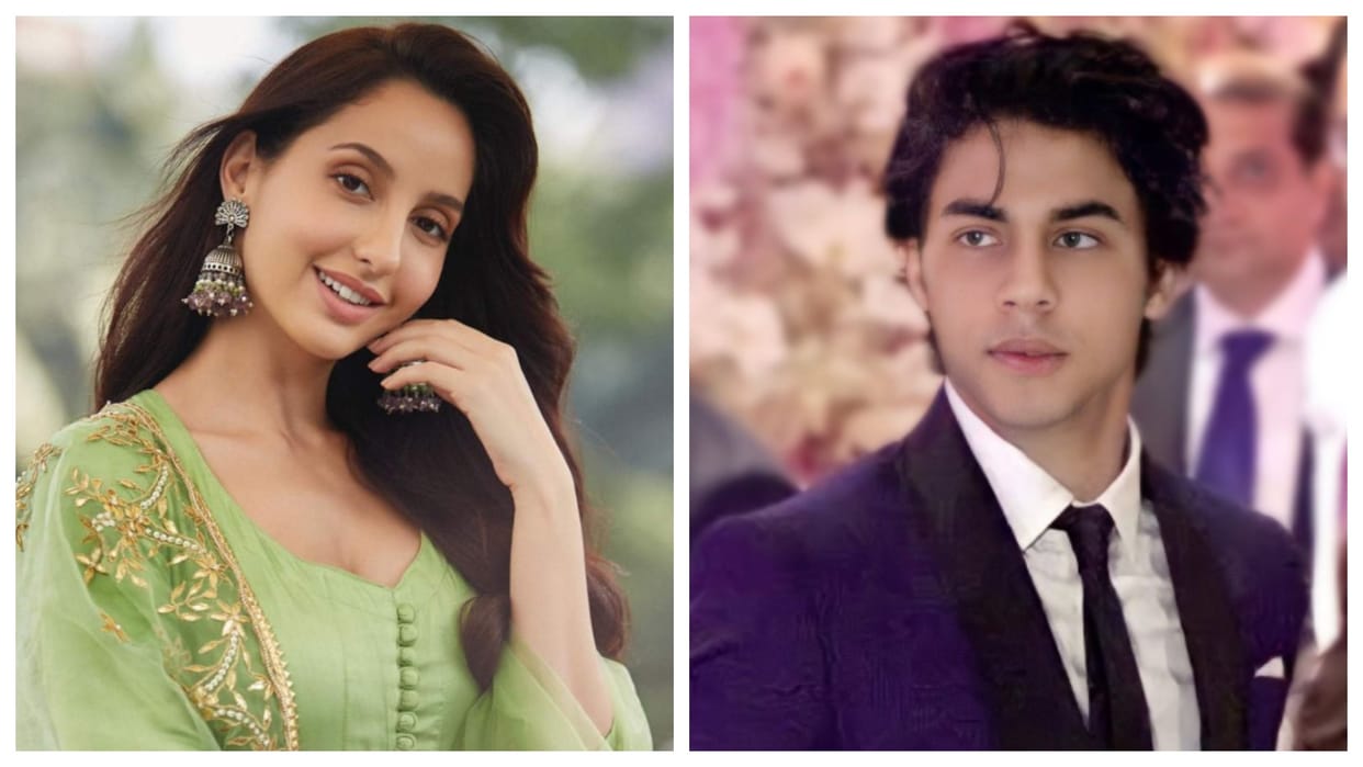 Shah Rukh Khan son Aryan Khan Nora Fatehi Photos goes viral netizens starts speculate both are dating