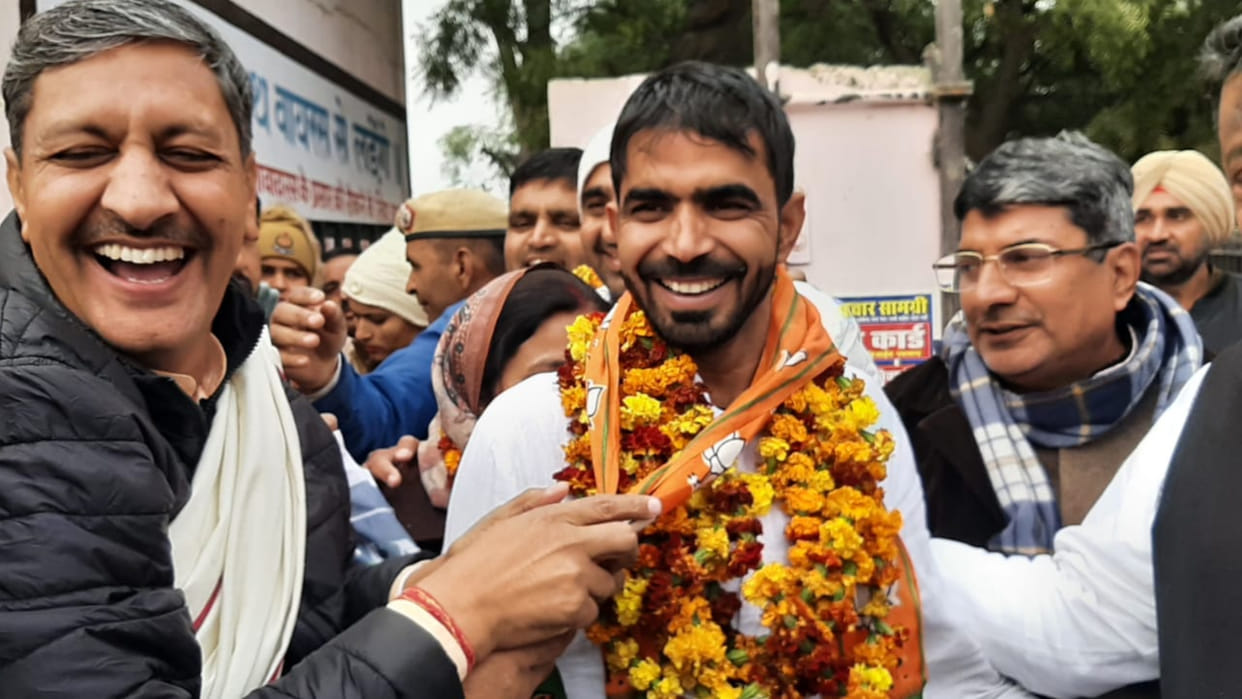 Satish Khedar became Barwala Panchayat Samiti chairman