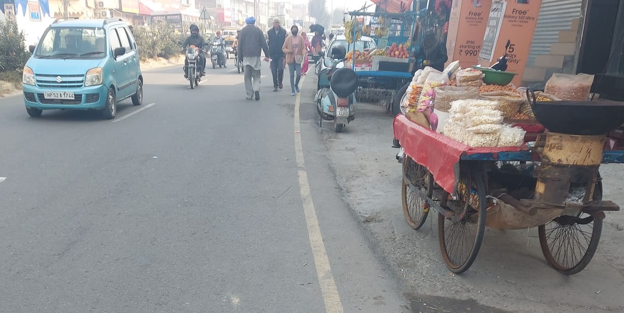 Encroachments again on the side of NH