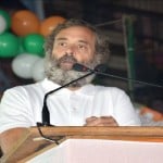 राहुल गांधी।
