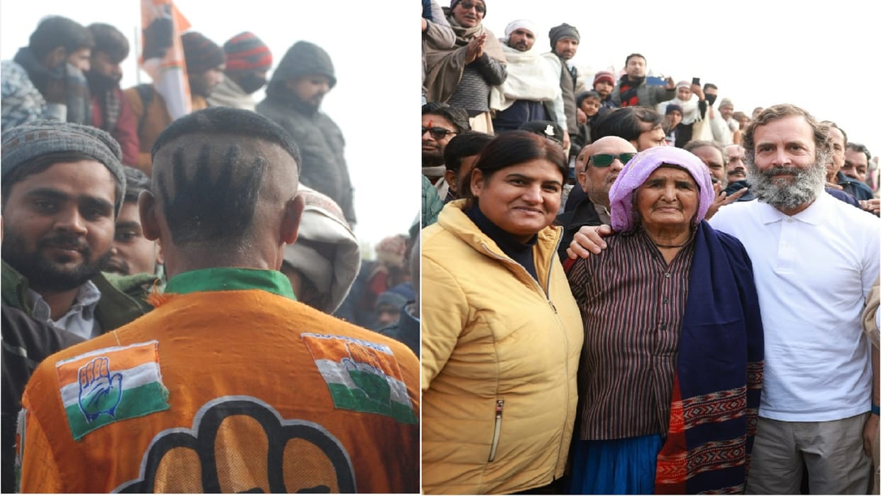 Rahul Gandhi did panchayat with skilled people in Baghpat and met grandmother Prakashi Tomar