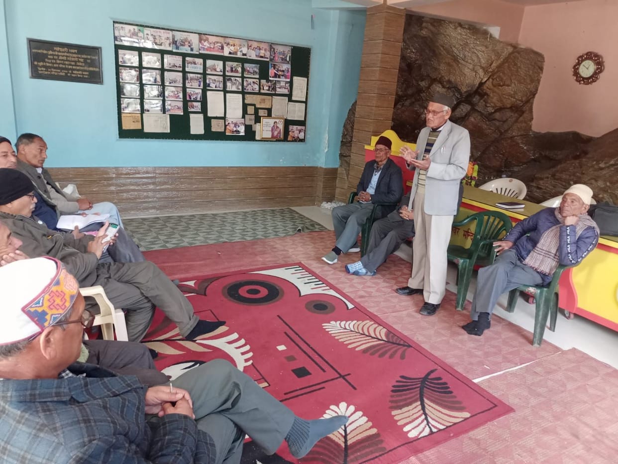 Pensionor's Meeting in Bageshwar