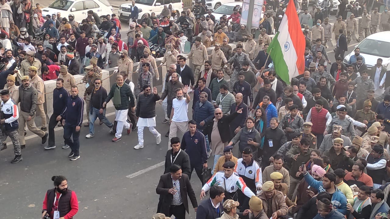 Bharat Jodo Yatra: Faisal Chaudhary, a Congress worker in Meerut, who looks alike of Congress MP Rahul Gandhi