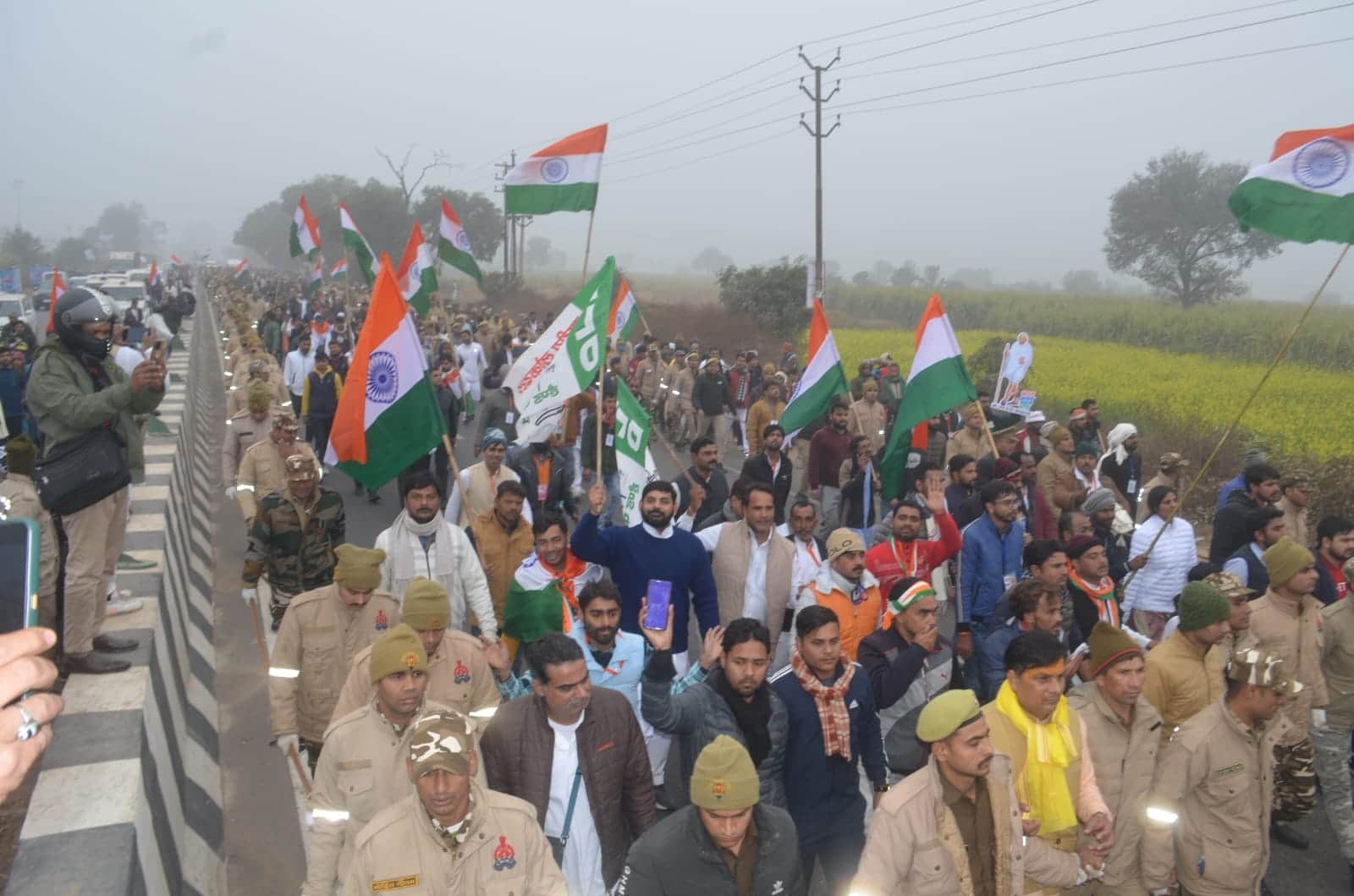 Bharat Jodo Yatra: Congress strengthened with RLD-BKU, politics in western UP will be affected