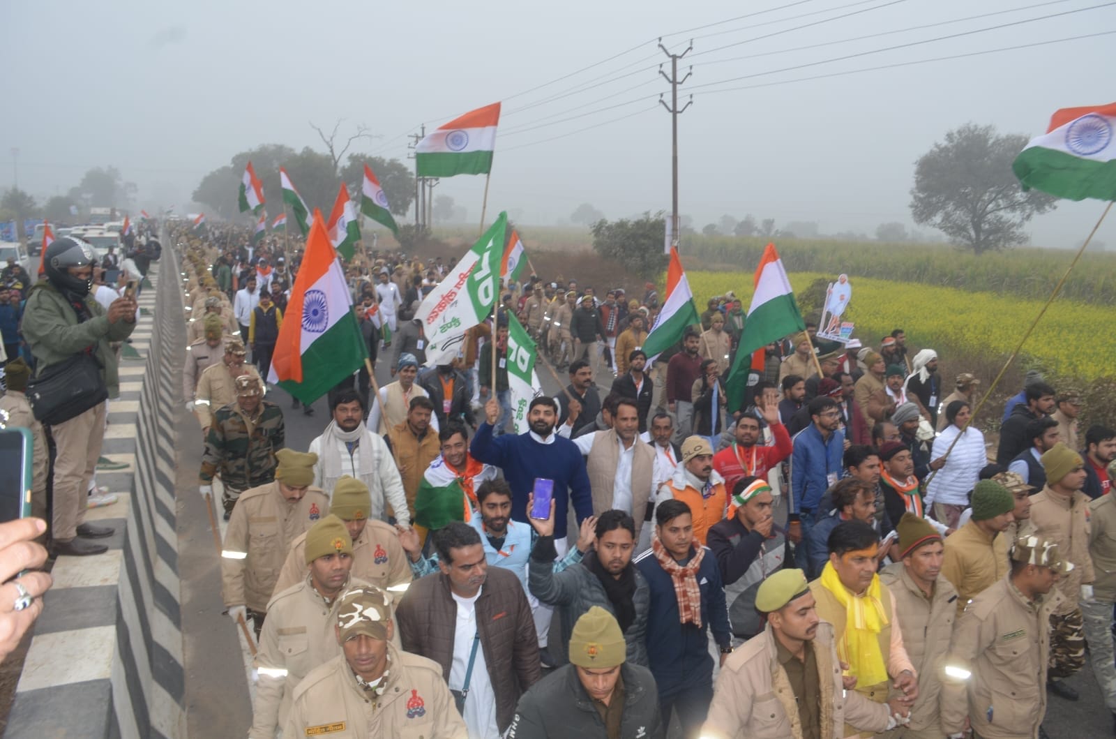 Bharat Jodo Yatra: Congress strengthened with RLD-BKU, politics in western UP will be affected
