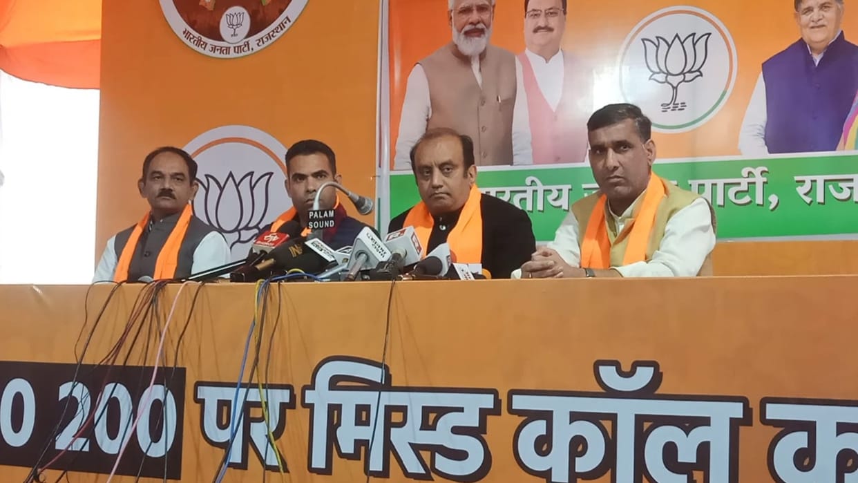 BJP national spokesperson Sudhanshu Trivedi targets Congress and Gehlot government