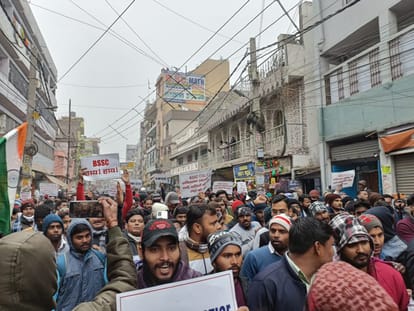 Lathicharge on BSSC examinees: Candidates came Patna to protest, want to cancel the examination of all shifts