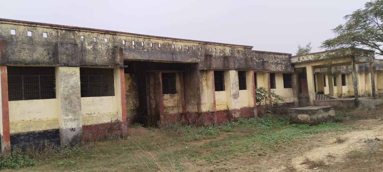 without handover college building  in worse condition