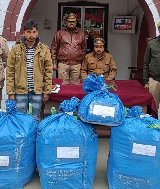 Theft in the courier company's office arrested