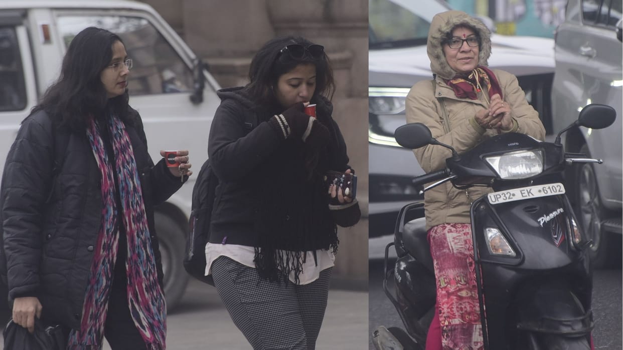 Lucknow temperature Extreme cold in Lucknow Warning of dense fog and cold wave in up