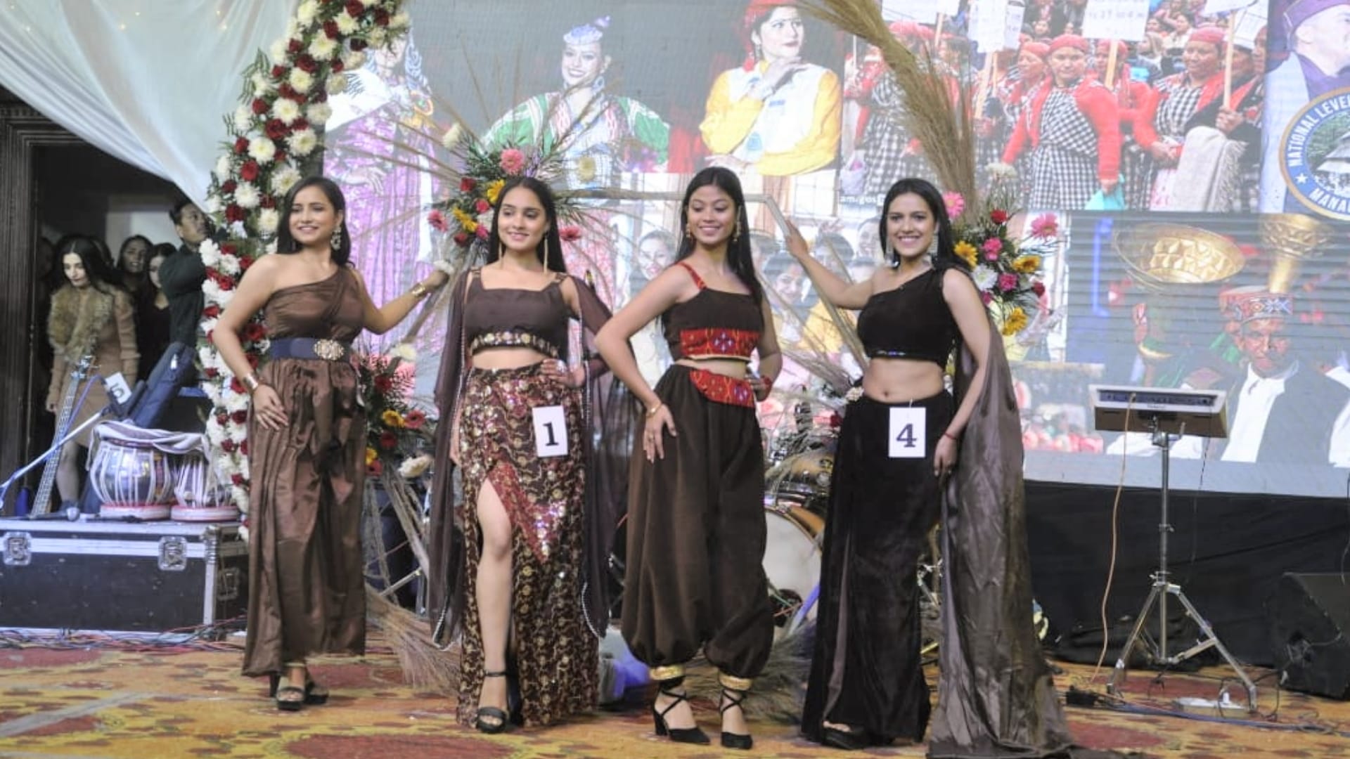 Manali winter queen 2023 first round catwalk by contestants