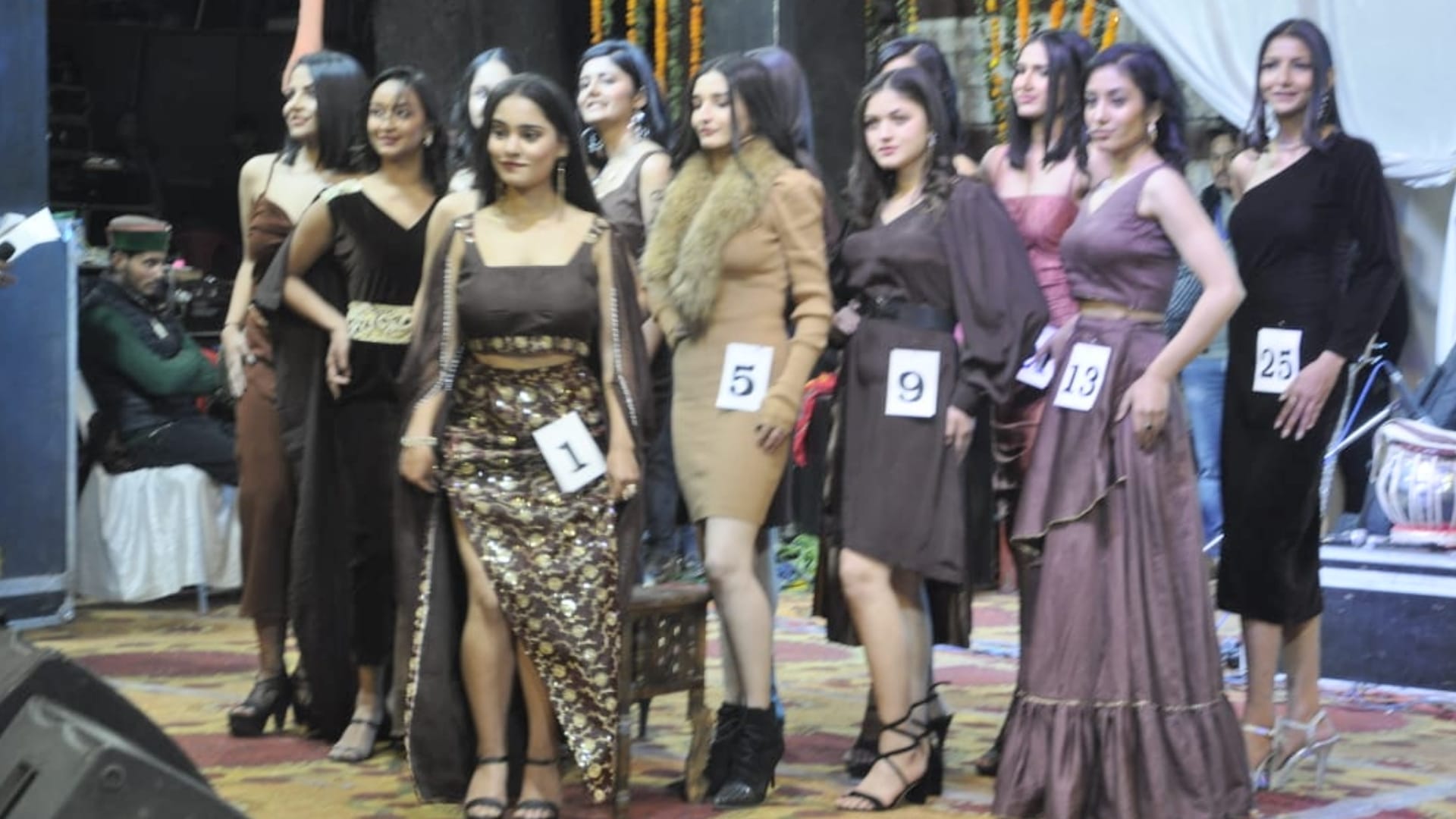 Manali winter queen 2023 first round catwalk by contestants