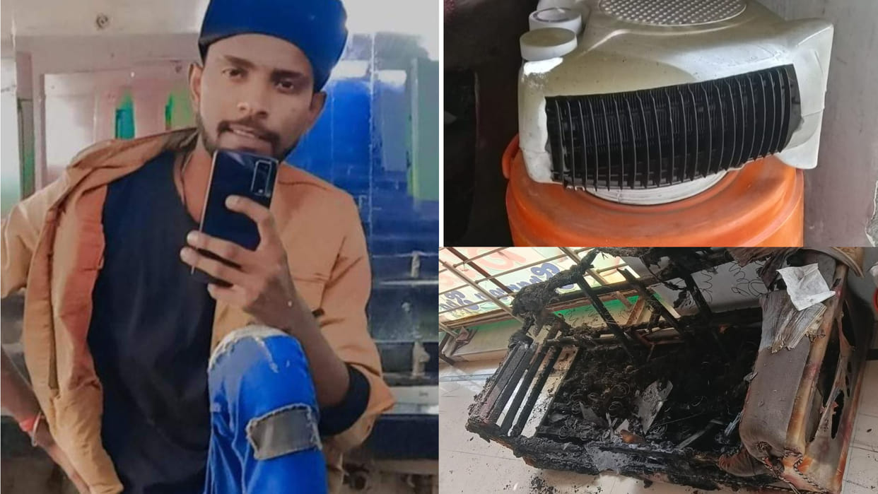 Panipat: Youth died due to suffocation due to fire in Sapa center