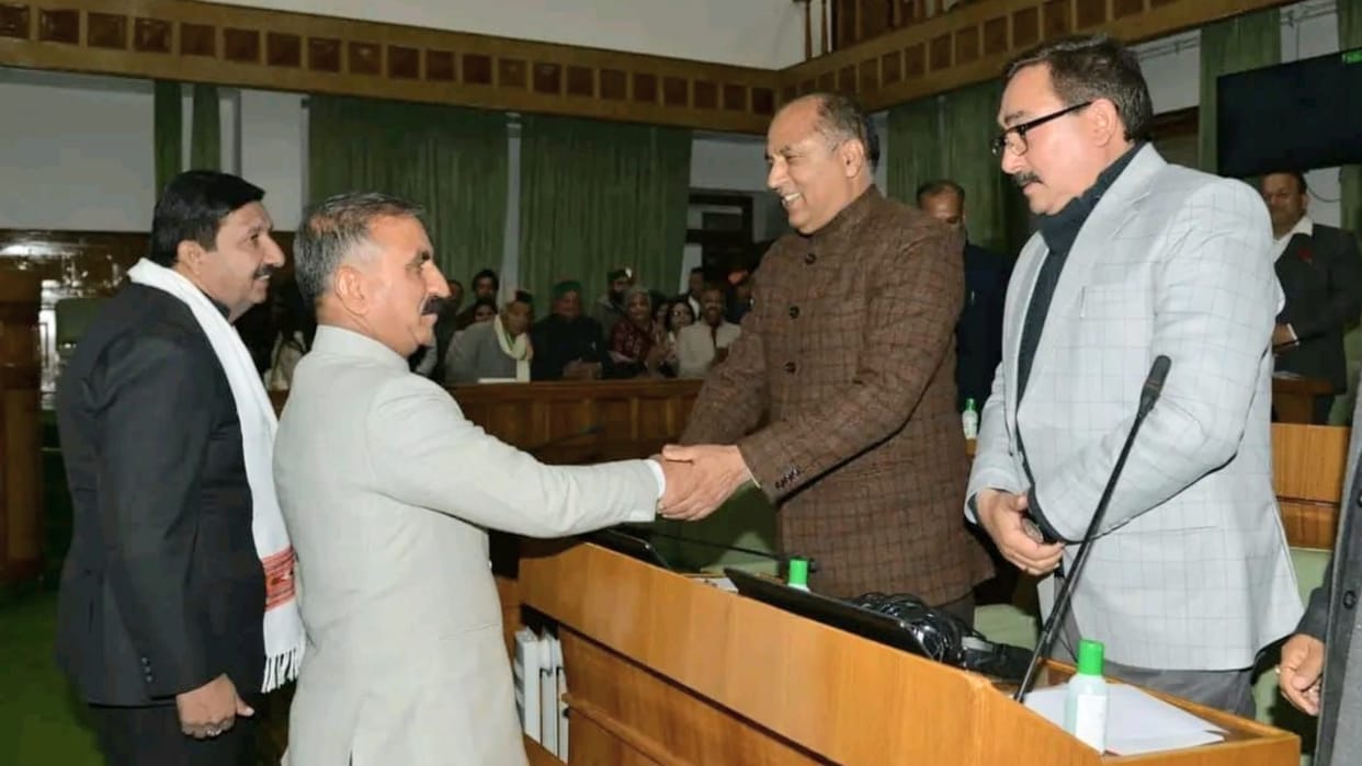 himachal pradesh 14th vidhan sabha winter session sitting plan of MLA in Tapovan