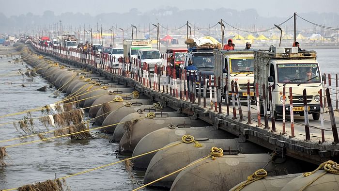 Tenders floated for pontoon bridges at 80 percent higher rate cancelled, tender will be held again on December