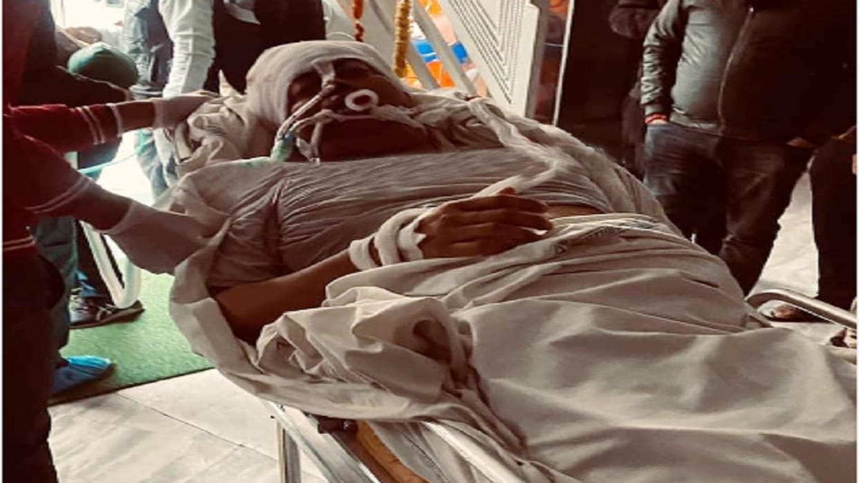 ARTO Bhupesh Gupta, injured in a car accident, regains consciousness, giving answers in writing