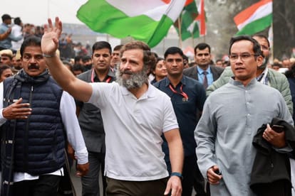राहुल गांधी।