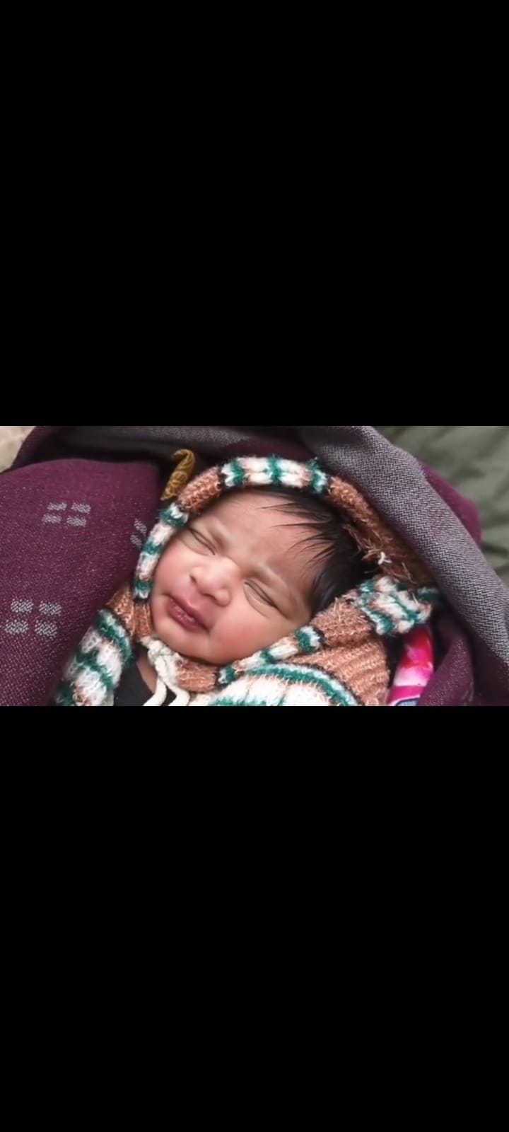 an infant girl found on temple floor