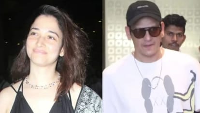 Baahubali Fame tamannaah Bhatia vijay varma return to mumbai after celebrating new year ingoavideo gets viral