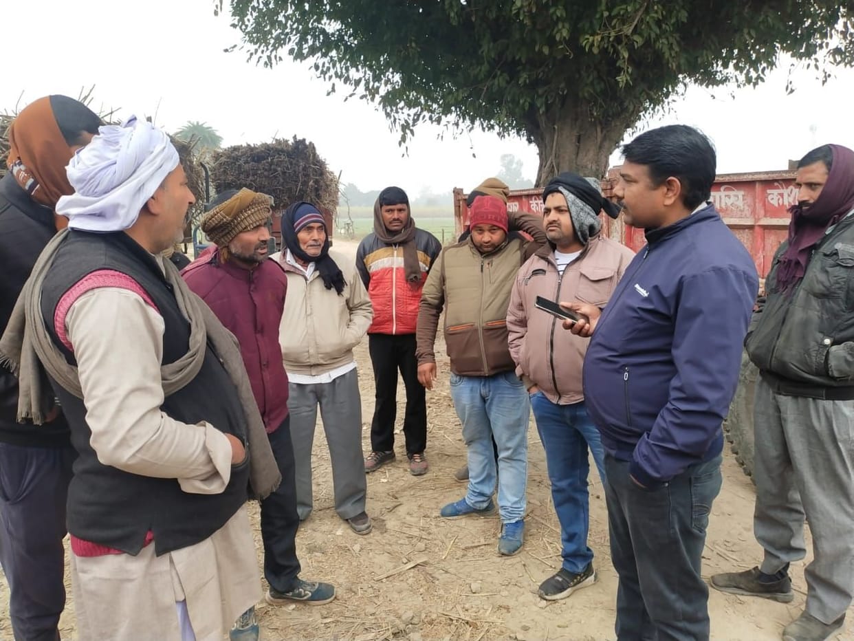 Clash between farmers and mill workers, sugarcane purchase center closed