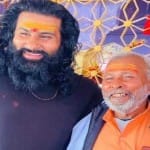 अपने पिता के साथ वीर महान