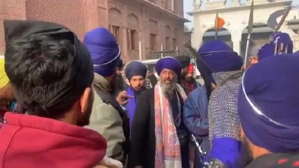 Two groups of Nihangs clashed in Amritsar of Punjab