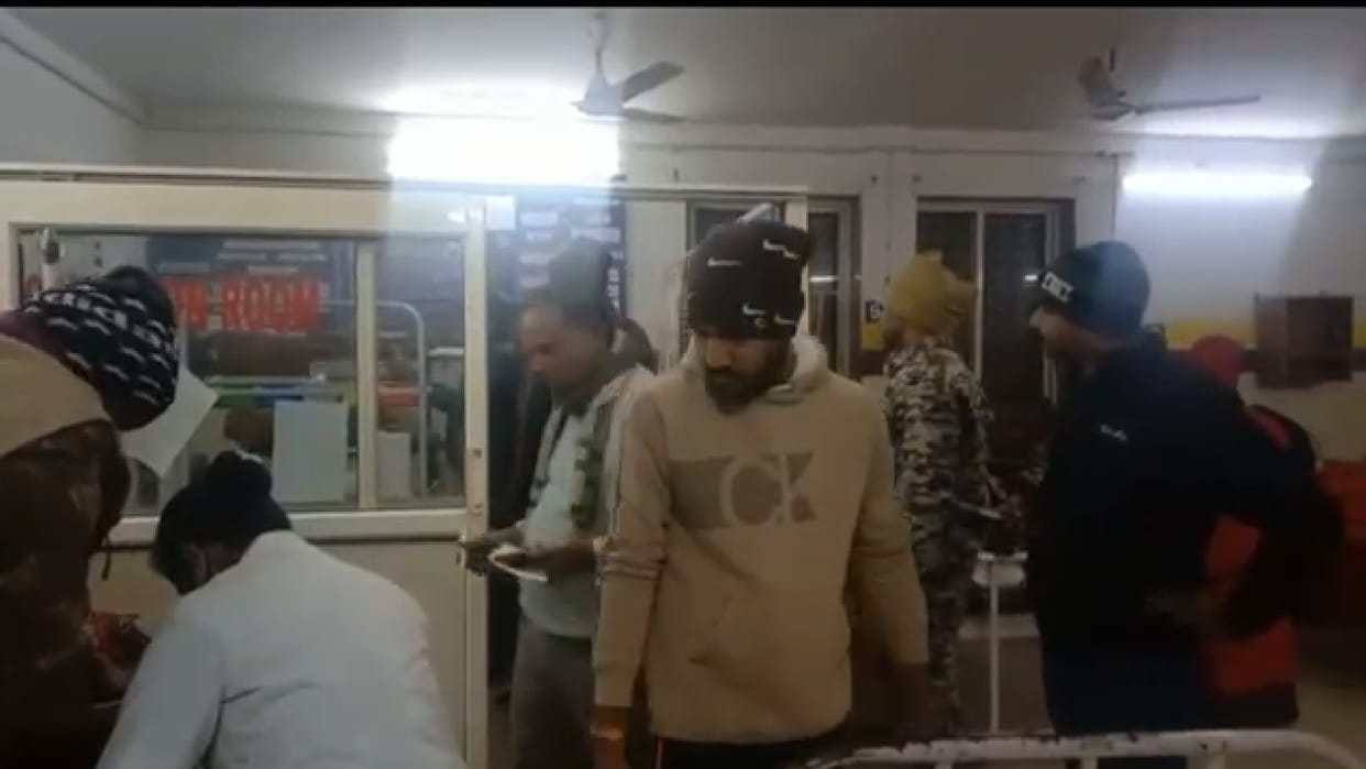 When stopped from toilet outside the house in Bhind the youth opened fire one died two injured