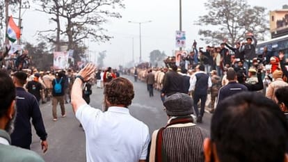 Bharat Jodo Yatra In Uttar Pradesh Kamya Punjabi joins with Rahul Gandhi shared photo