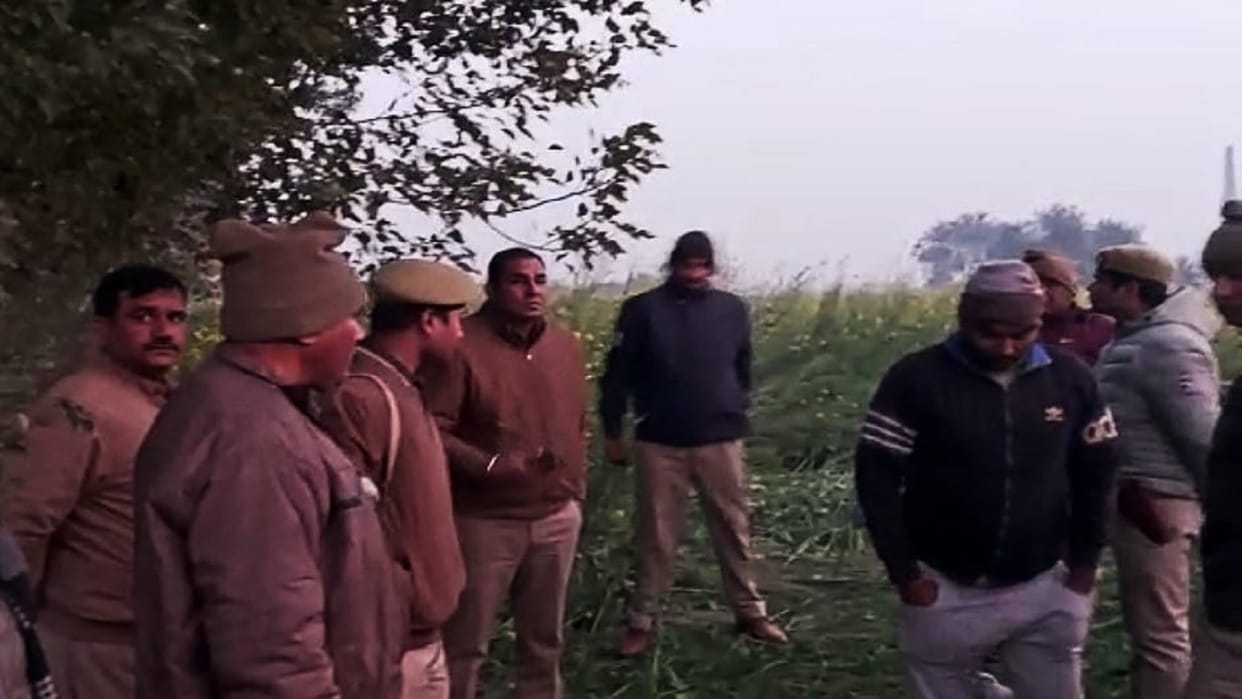Mother had beaten him, so she killed her by hitting her with a cob.