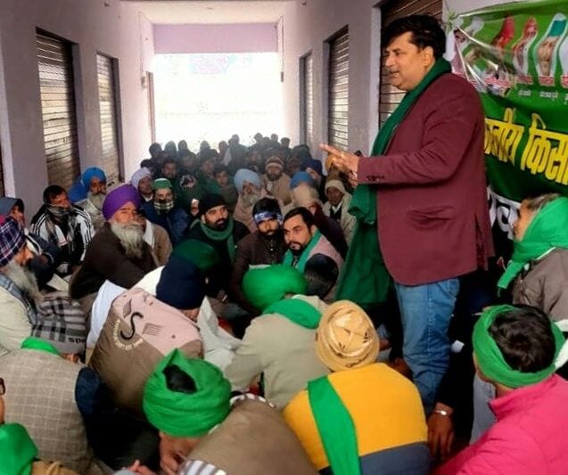 Farmers organized panchayat in Badiya