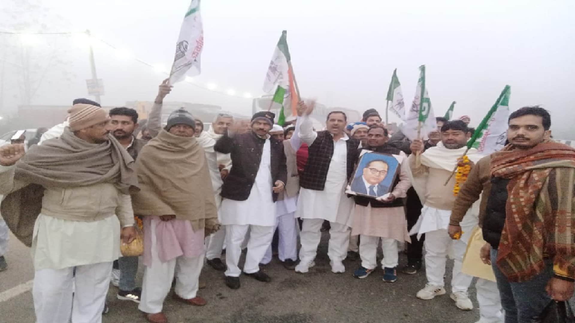 Azim Mansoori also reached the Bharat Jodo Yatra of Congress and Rahul Gandhi met many people in Shamli