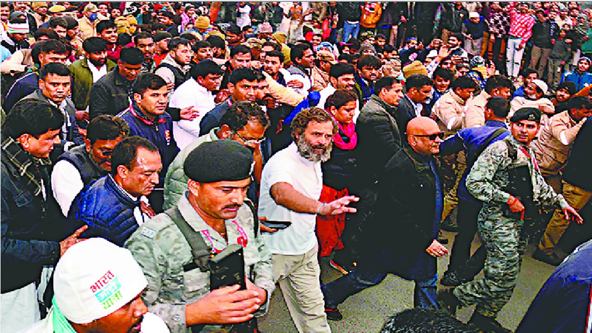 Bharat Jodo Yatra in Shamli: Rahul Gandhi arrived in half T-shirt and talk to people about political