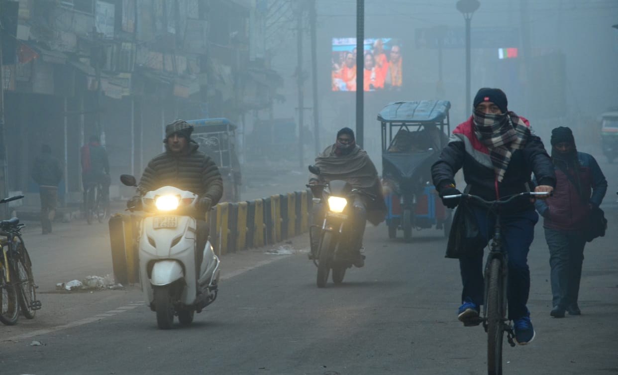 Coldest day, maximum temperature reached 9.3 degrees