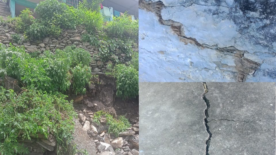 Uttarakhand News: Landslide happening in Mastadi village of Uttarkashi from 31 years