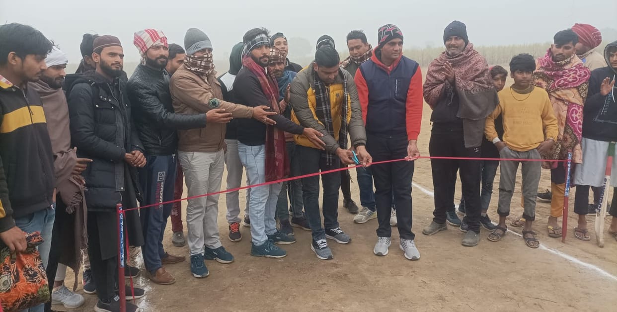Hilwadi's team won the inaugural cricket match