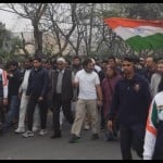 हरियाणा के पानीपत में राहुल का काफिला। फाइल