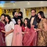 सुष्मिता सेन, रोहमन शॉल, राजीव सेन, चारू असोपा और पूरा परिवार