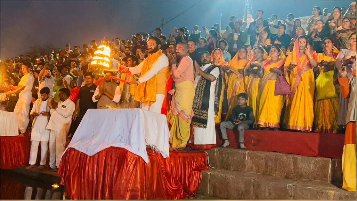 Kharun Ganga Maiya and Hatkeshwar Mahadev Mahaarti in raipur chhattisgarh