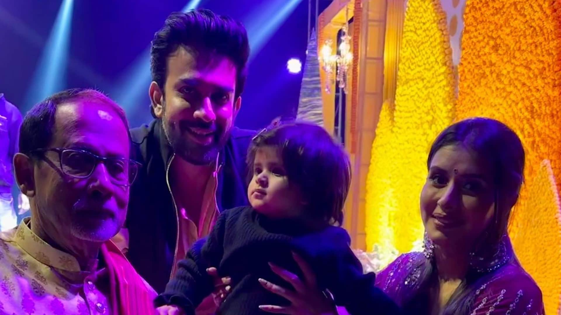 Sushmita Sen reunites with Rohman Shawl Rajeev Sen Charu Asopa for cousin wedding See pics