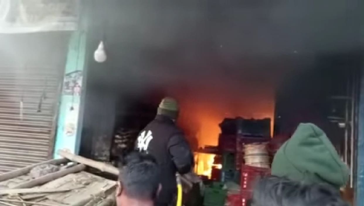 shop on fire
