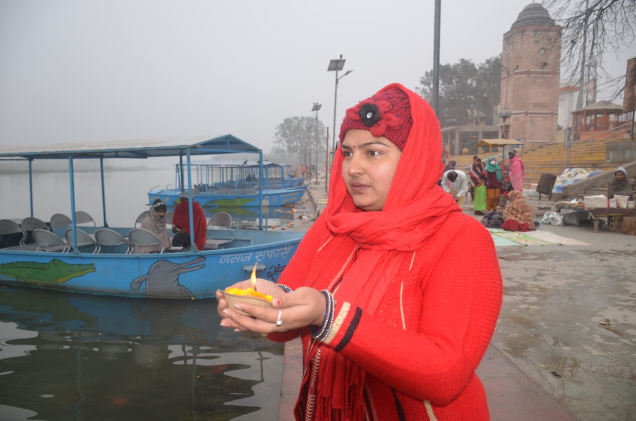 Devotees took a dip of faith