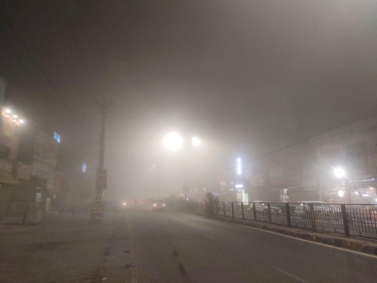 Sun God not seen throughout the day due to severe cold