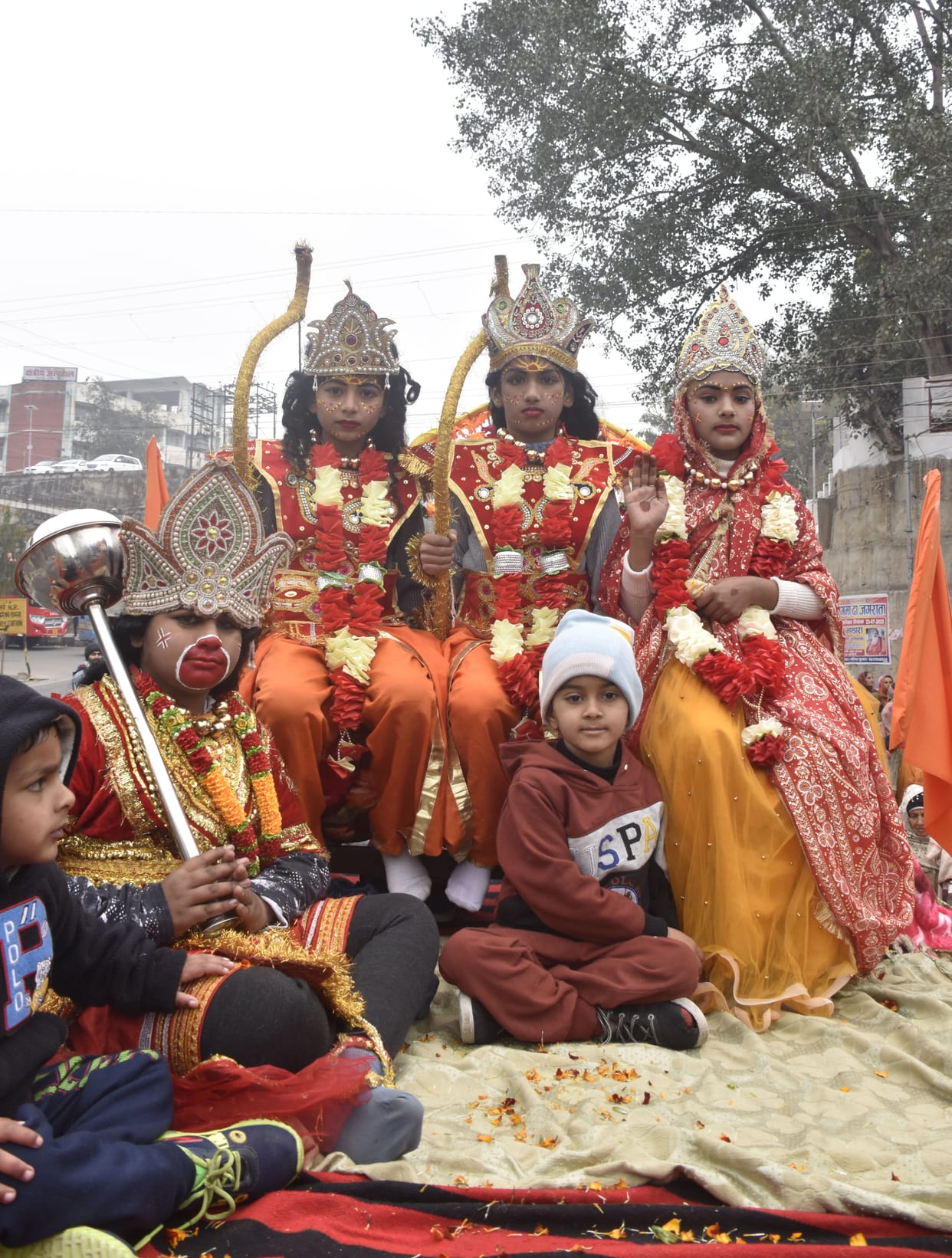 shobhayatra taken out in Kotla Kalan, devotional atmosphere