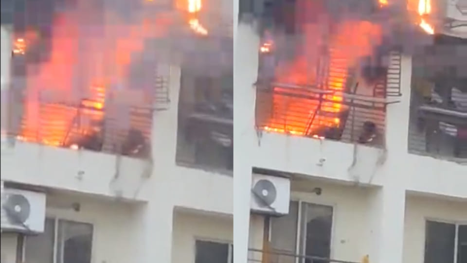 Gujarat Ahmedabad shahibaug Fire Case on Seventh Floor of building