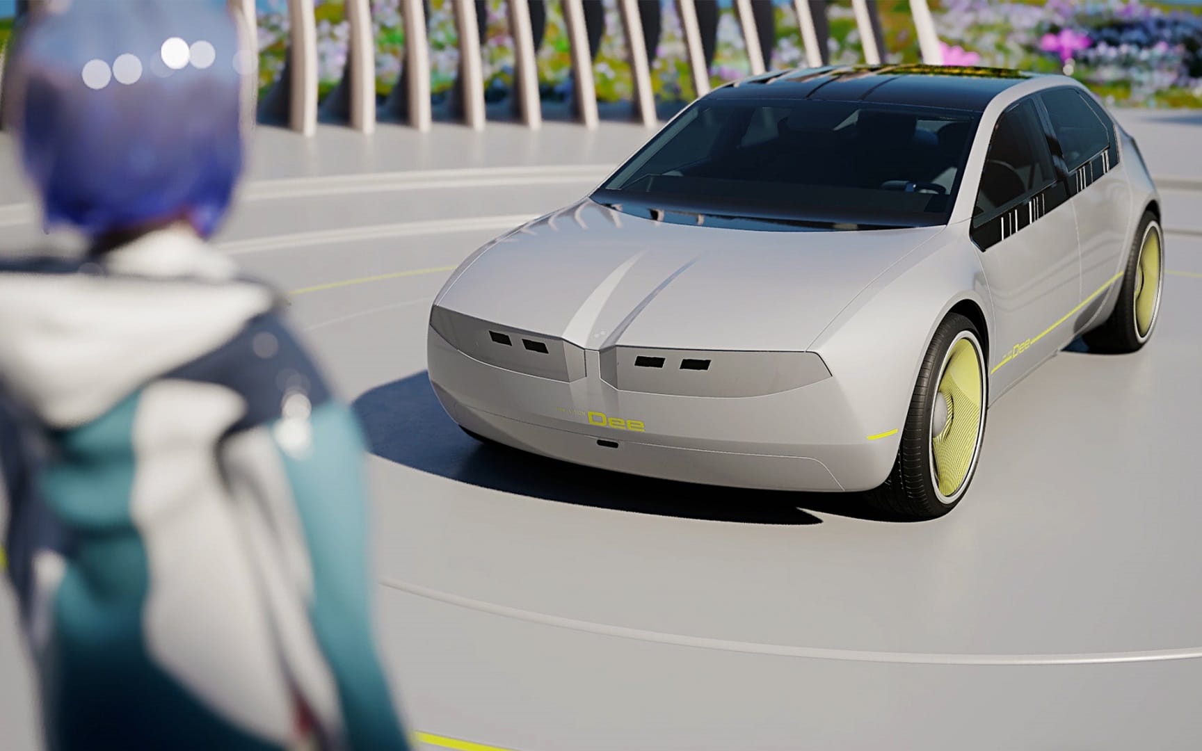 BMW i Vision Dee BMW Colour Changing Car CES 2023 News in Hindi