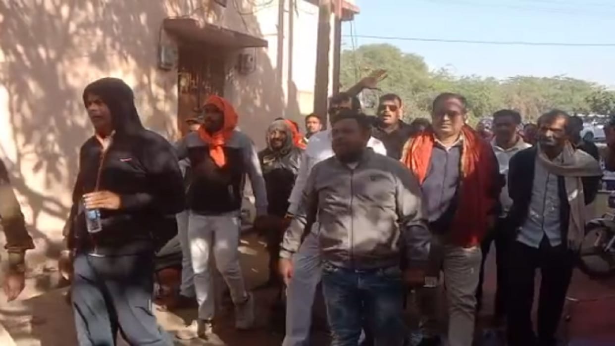 allegations of conversion in house warming program in bhilai