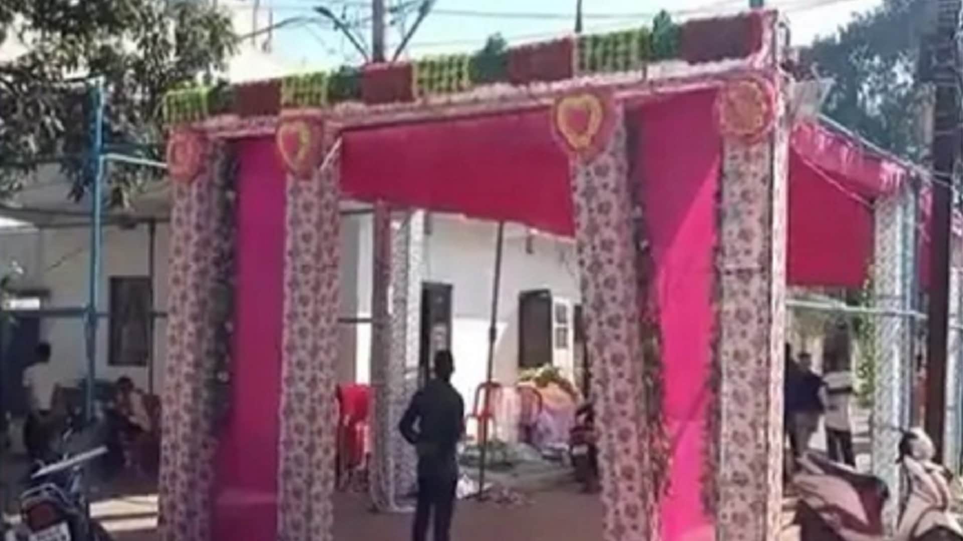 allegations of conversion in house warming program in bhilai