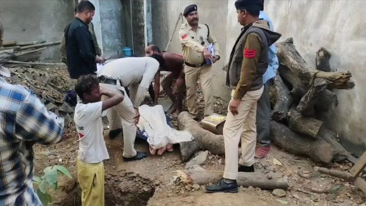 drunk husband killed his wife with ax in chhattisgarh janjgir-champa